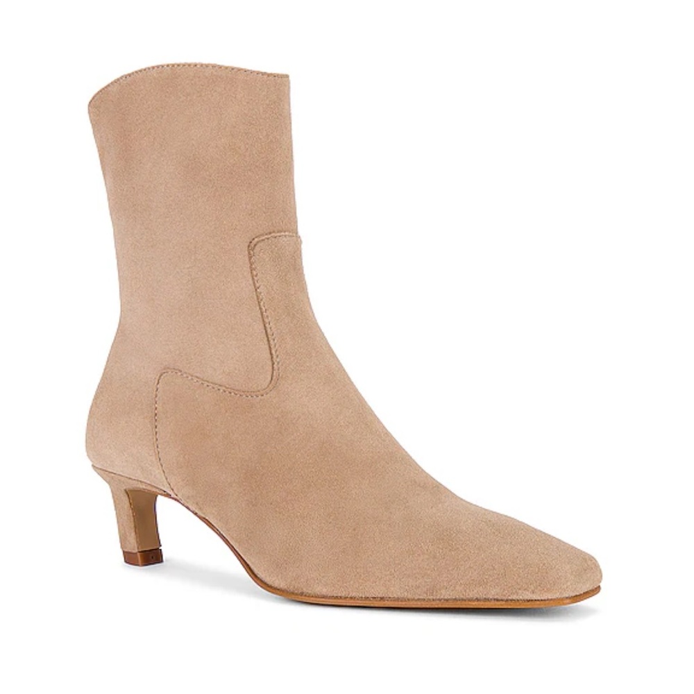ALOHAS Tan Suede Heeled Boots